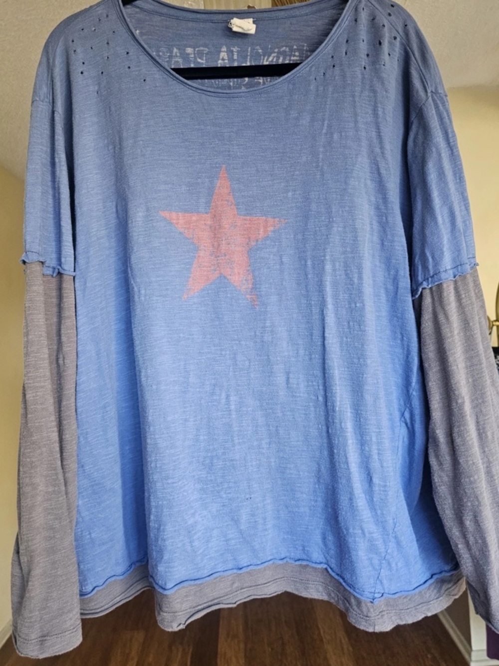 Magnolia Pearl “STAR” Double Layer Cotton Tee….SOLD OUT….